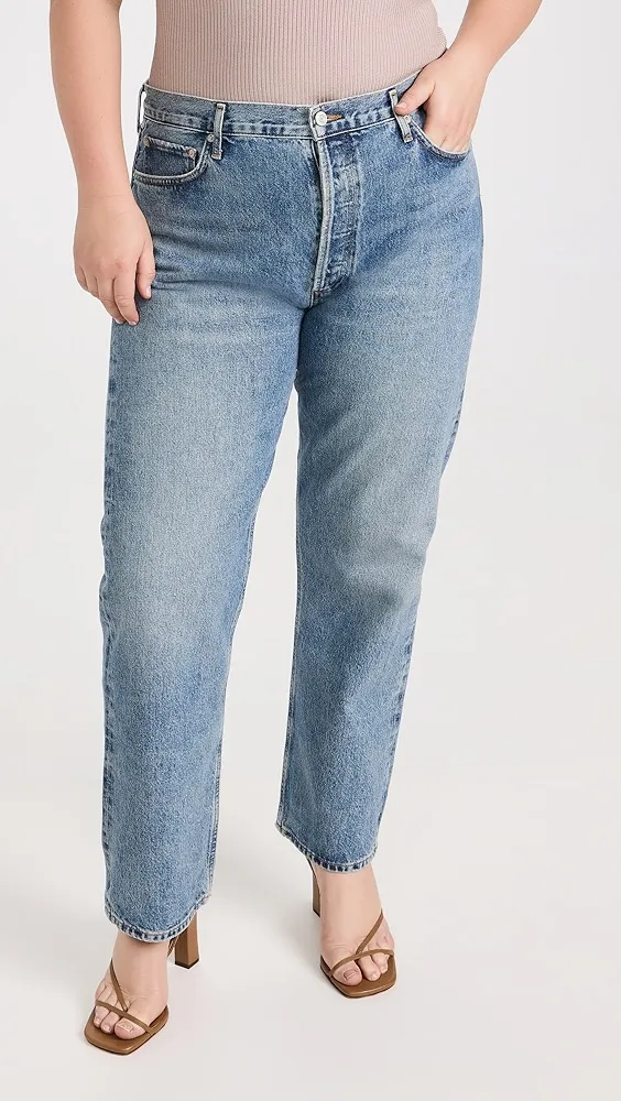 AGOLDE   90's Pinch Waist High Rise Straight Jeans 