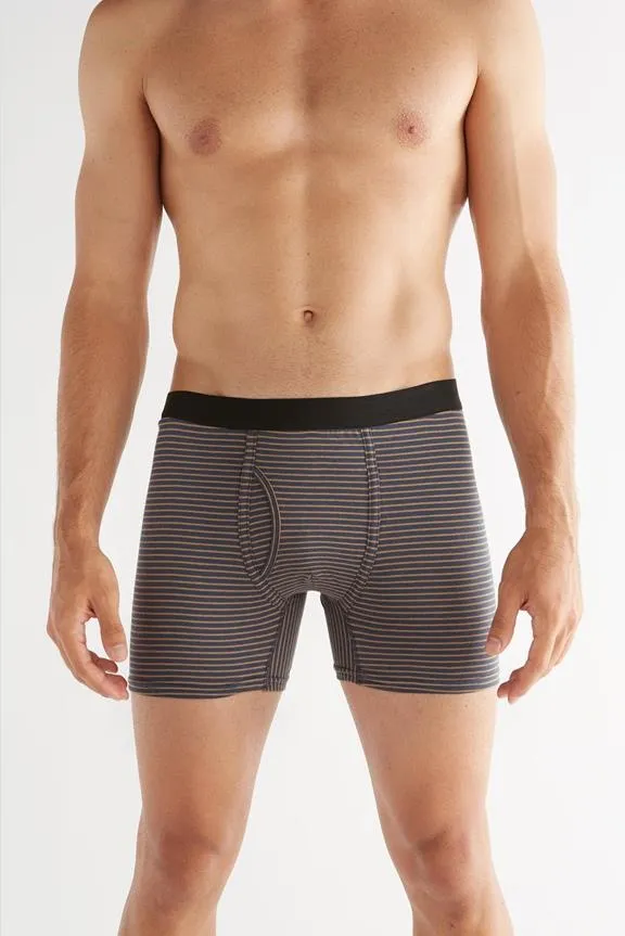 Albero Natur Boxer Shorts Indigo Ginger Yellow