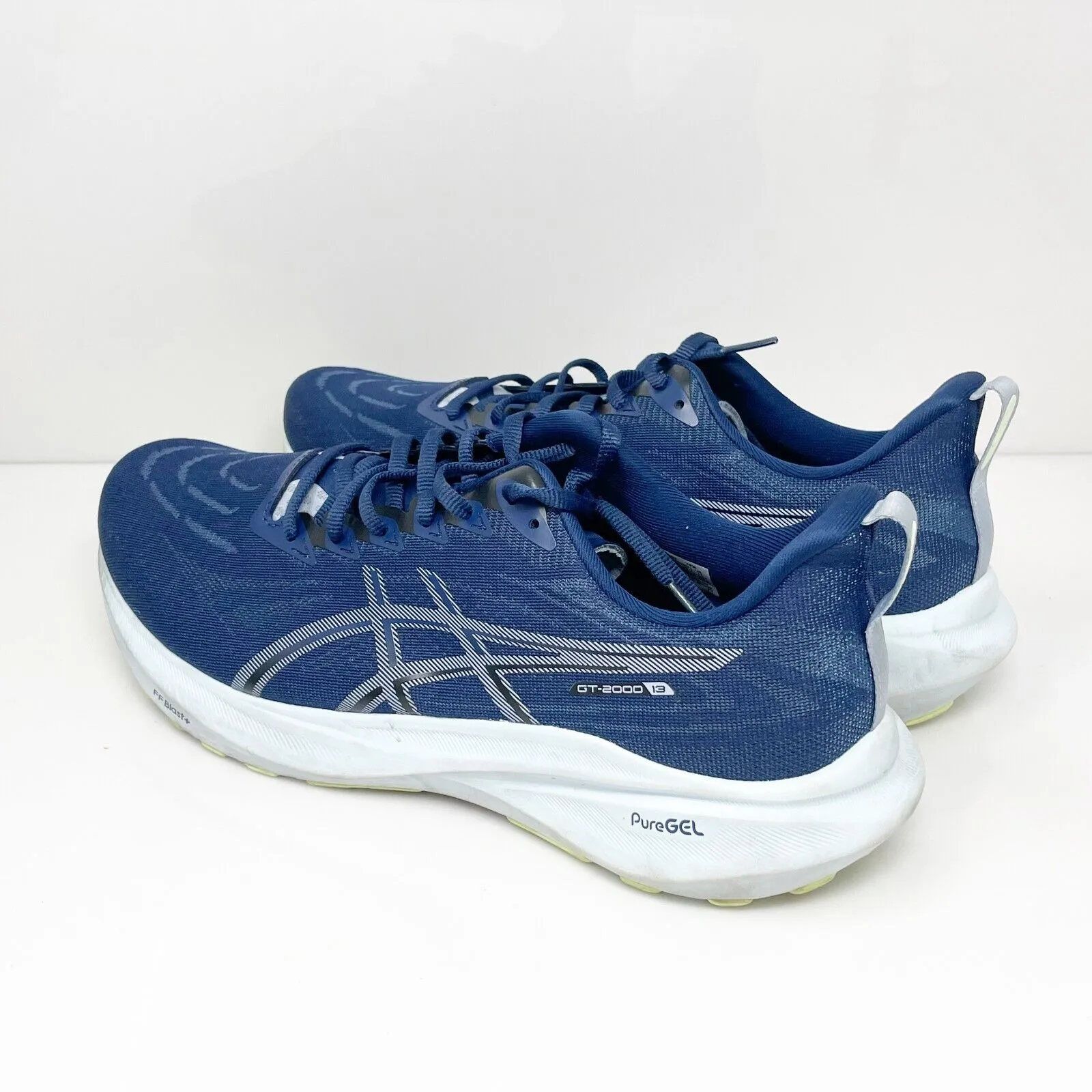 Asics Mens GT 2000 13 1011B862 Blue Running Shoes Sneakers Size 11 W