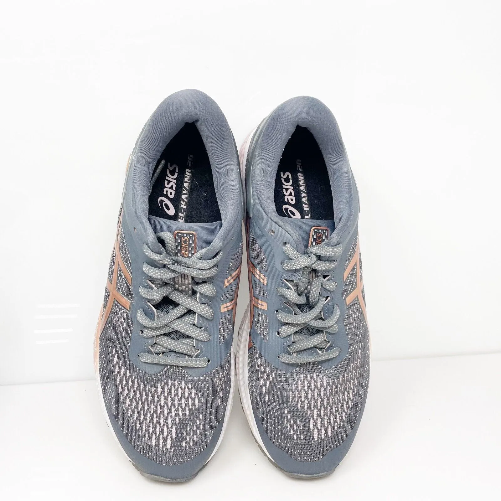 Asics Womens Gel Kayano 26 1012A457 Gray Running Shoes Sneakers Size 7.5