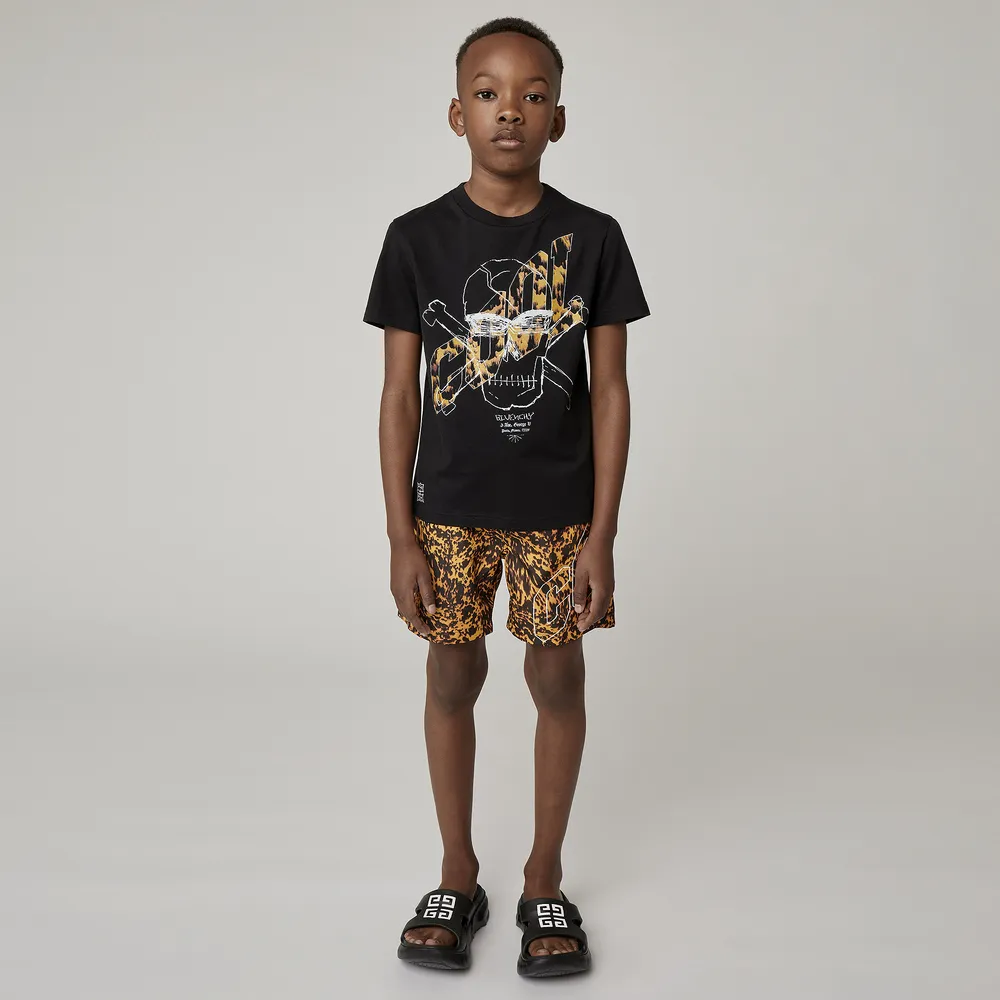 Baby Boys Black Skull T-Shirt