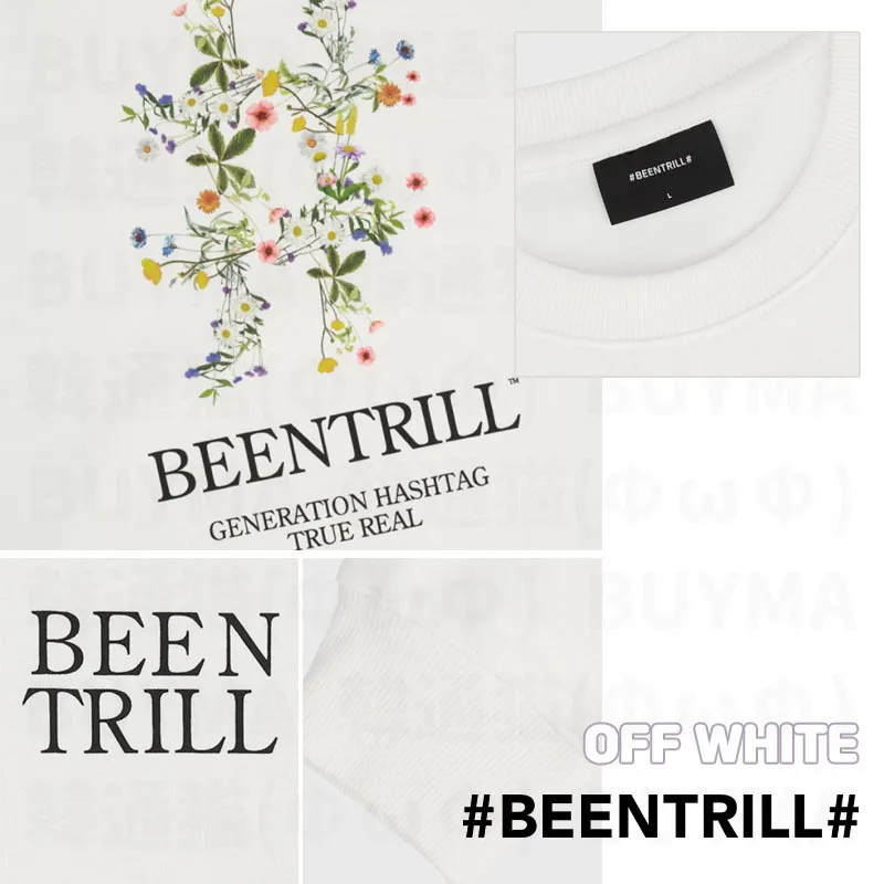 BEEN TRILL  |Unisex Street Style Cotton Logo Hoodies & Sweatshirts