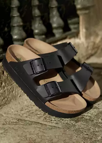 Birkenstock Women’s Black Arizona Papillio Sandals | Kaleidoscope
