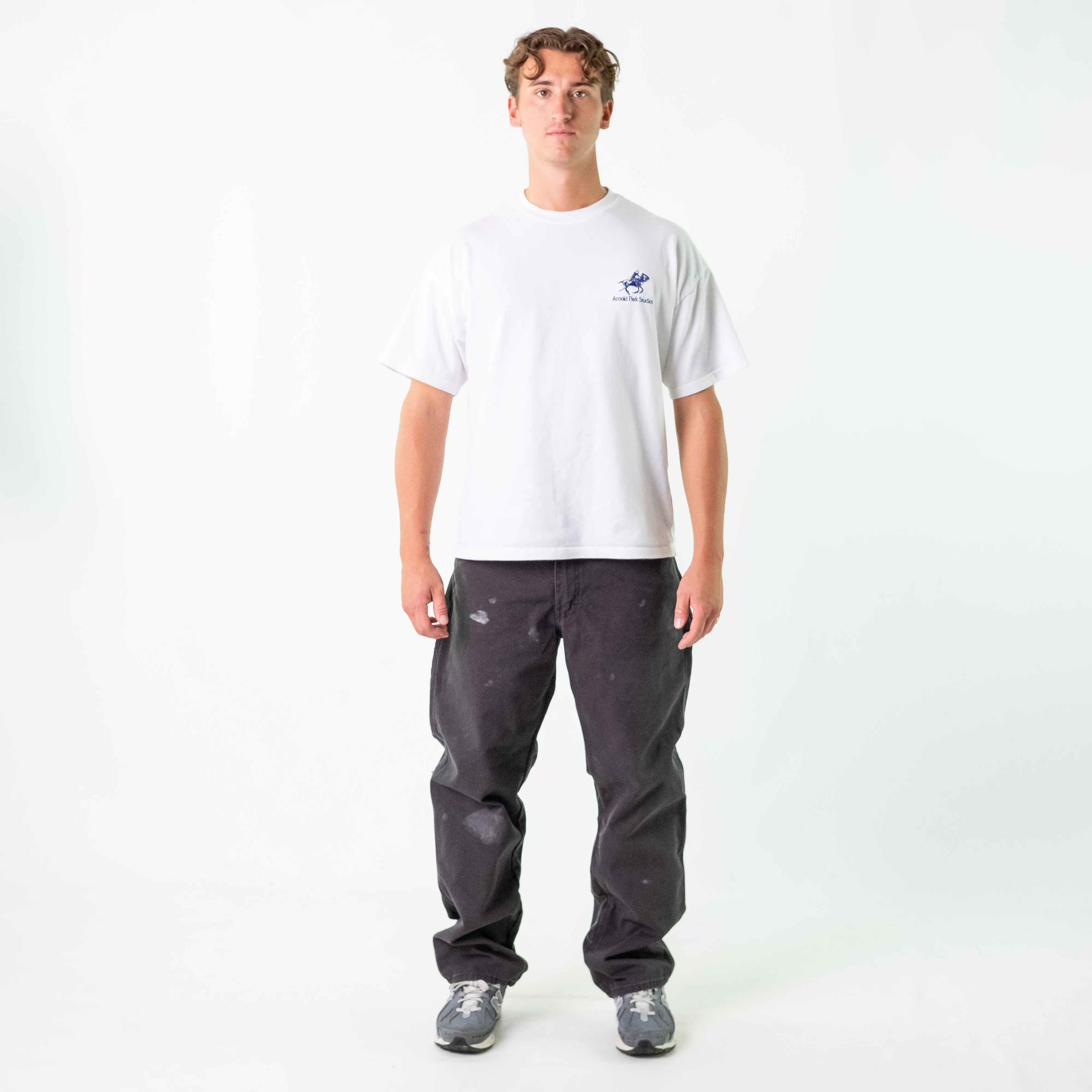 Black 90s Dickies Denim Carpenter Jeans Baggy Pants (36x32)