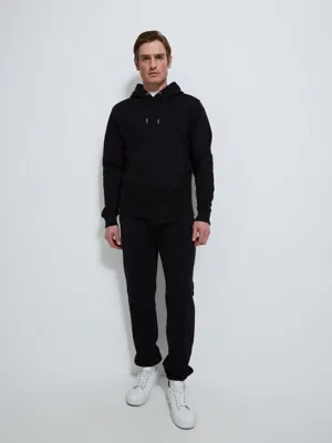 Black Plain Jersey Joggers | Men | George at ASDA