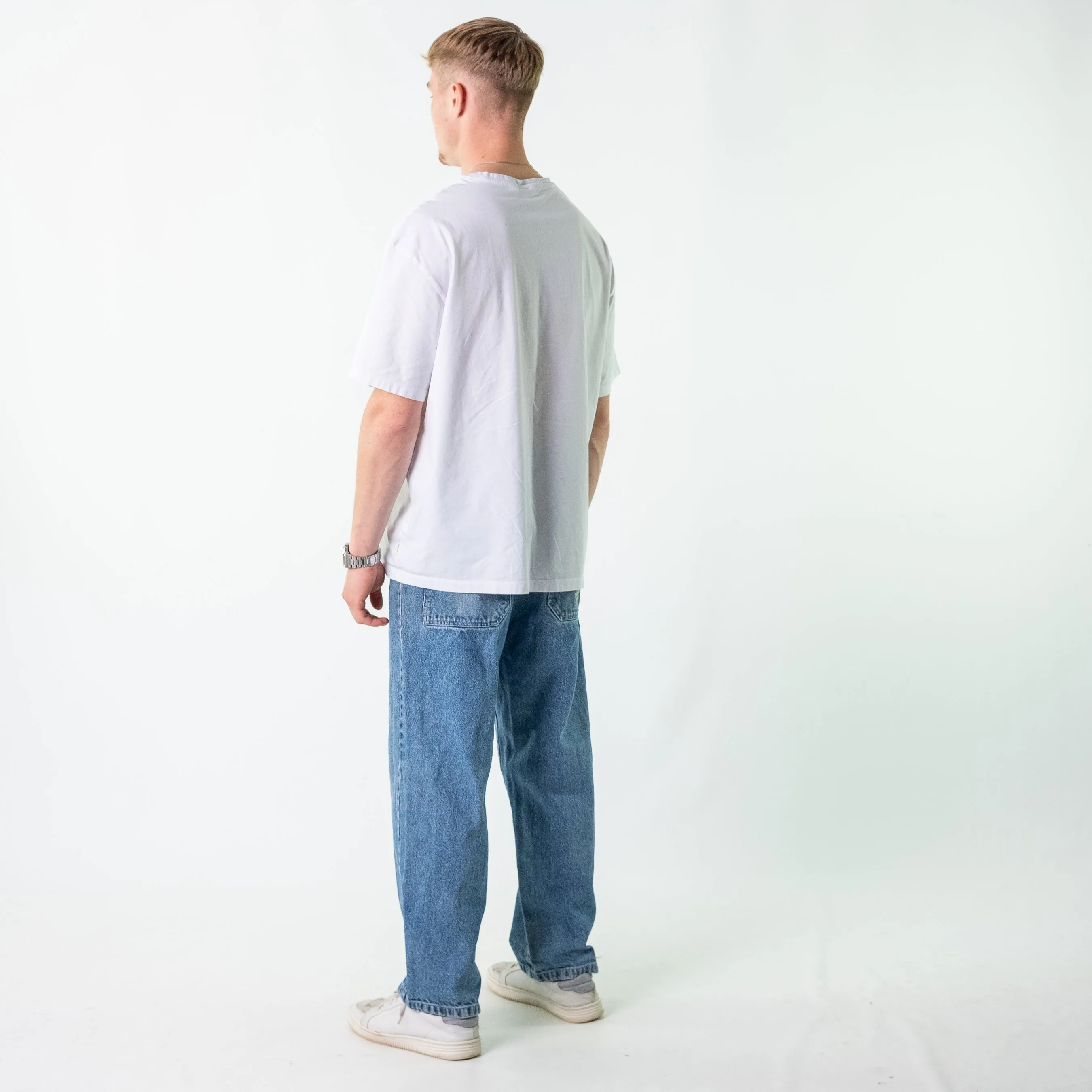 Blue 90s Southpole Denim Hip Hop Jeans Baggy Pants (32x30)