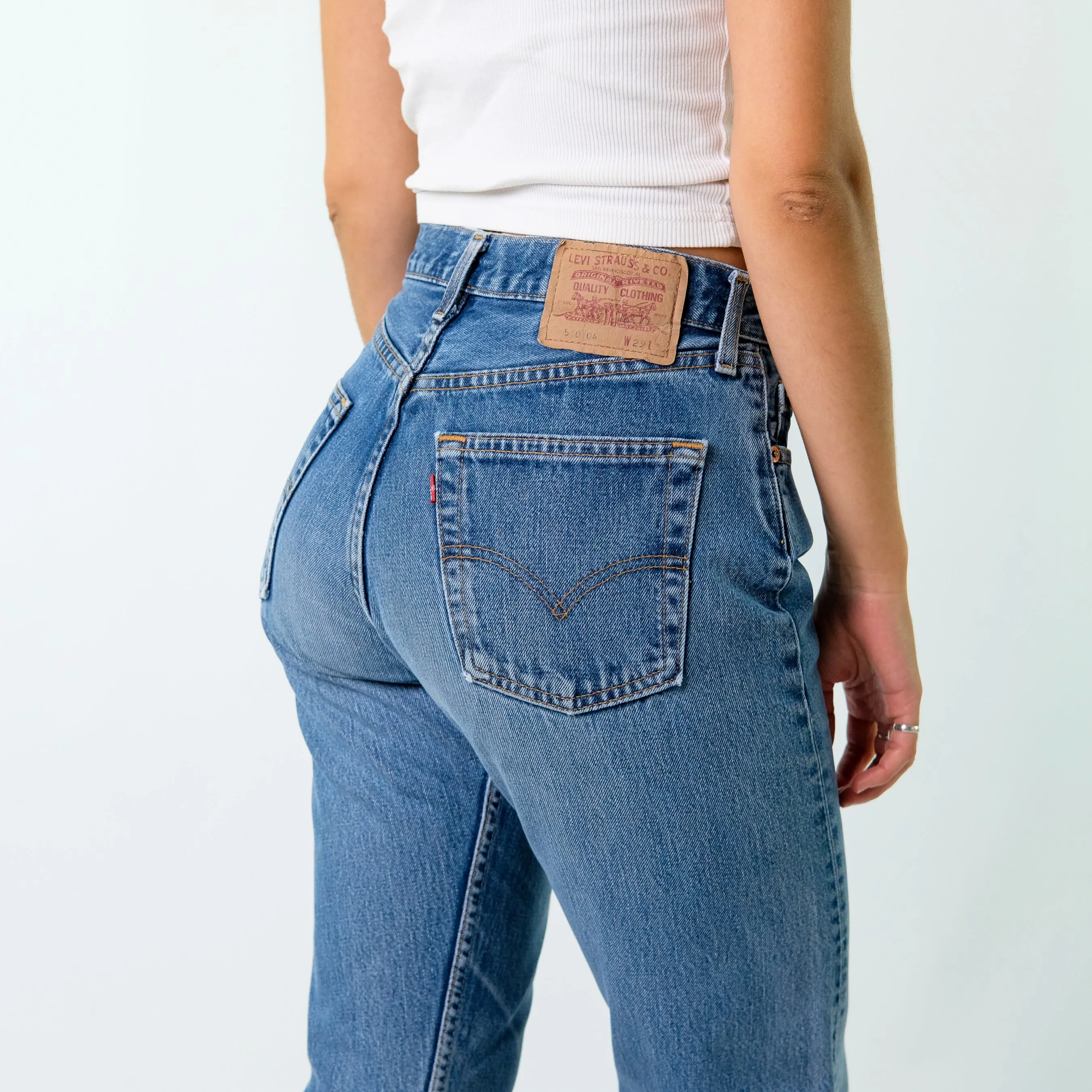 Blue y2ks Levi's Denim Jeans Baggy Pants (28x30)