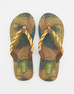 Brown Toe Flip Flop - Leial