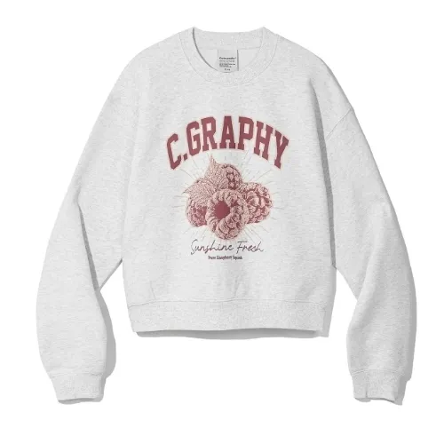 Code graphy  |Street Style Long Sleeves Logo Hoodies & Sweatshirts
