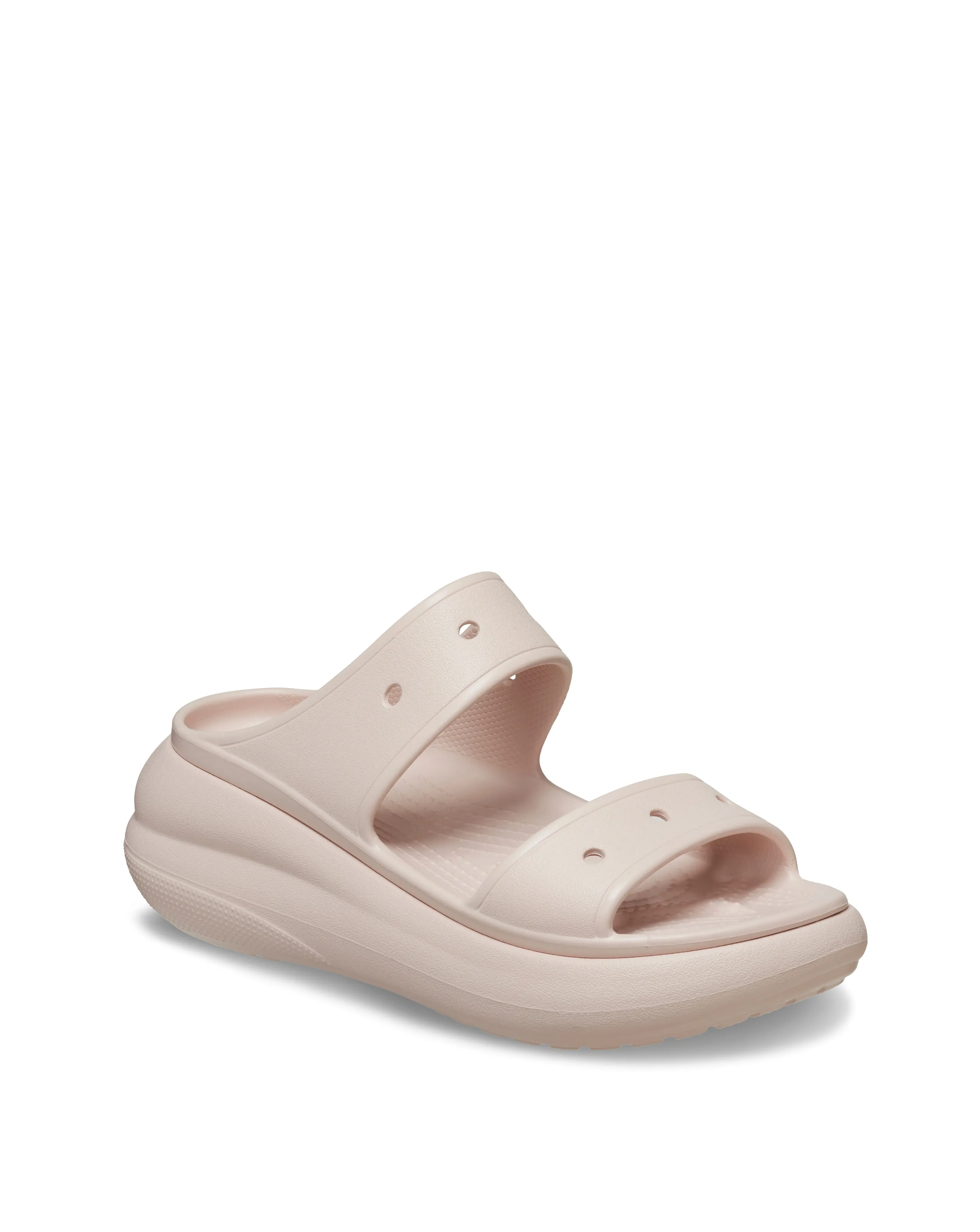 Crocs Crush Platform Two Strap Slider Sandals Standard Fit | Simply Be