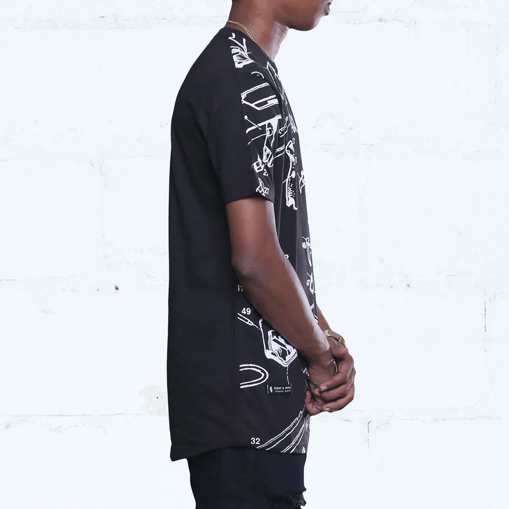 Deconstructed Mac Premium T Shirt Black