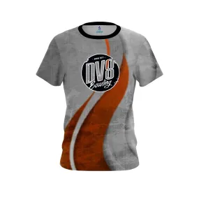 DV8 Rough Edges Orange CoolWick Bowling Jersey