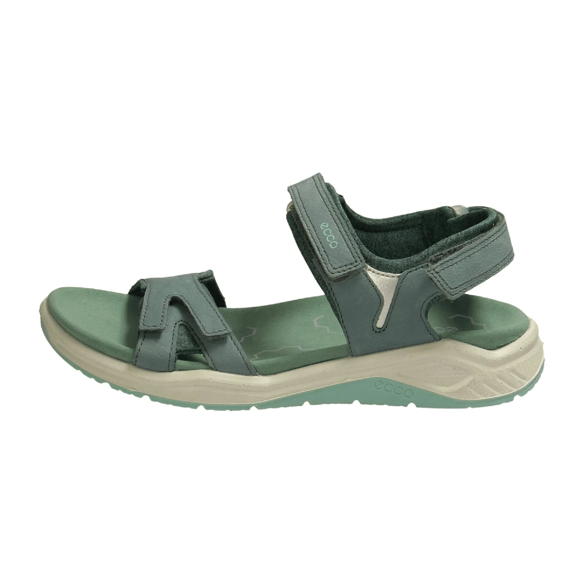 Ecco X-Trinsic K Kids Outdoor Sandals, Vibrant Green