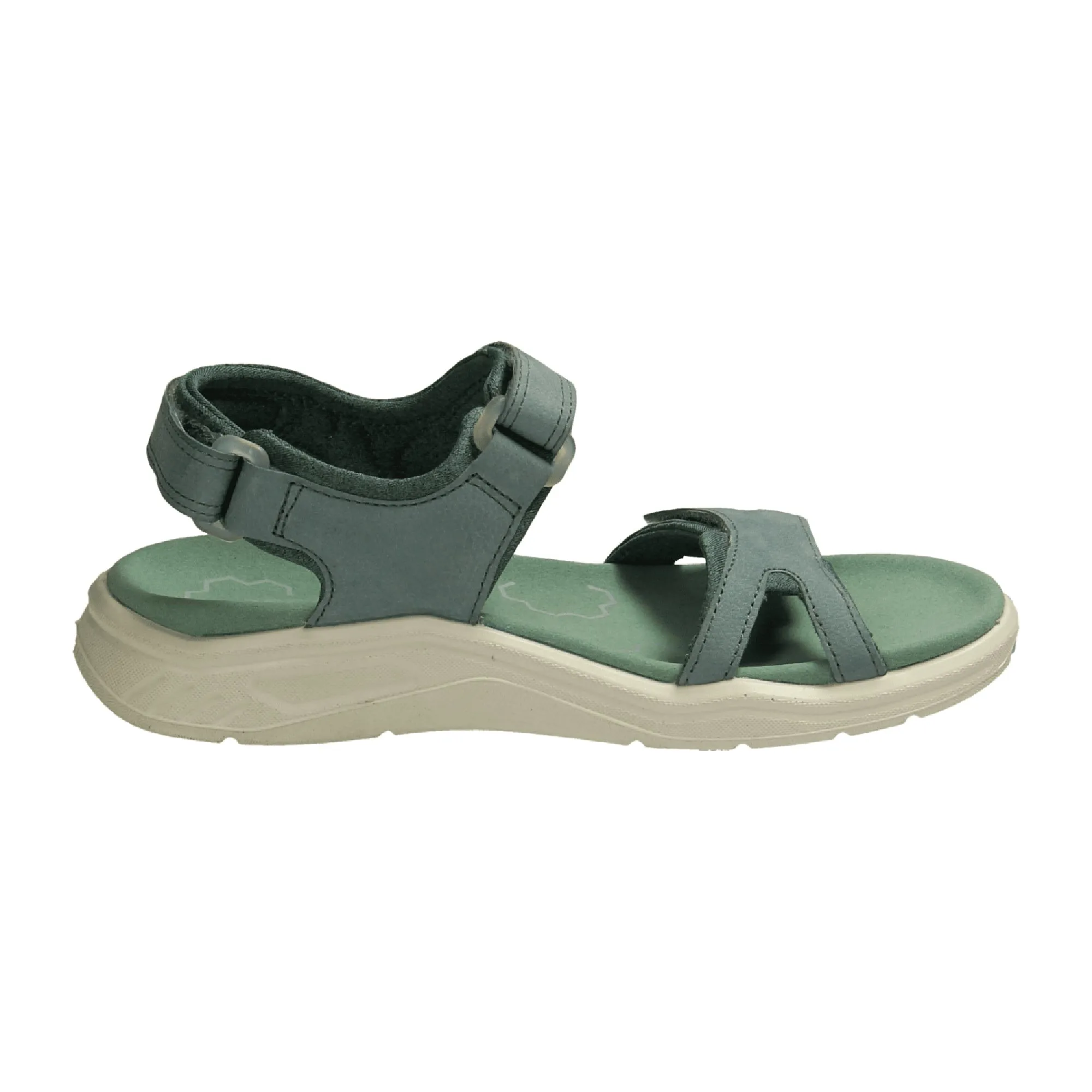Ecco X-Trinsic K Kids Outdoor Sandals, Vibrant Green
