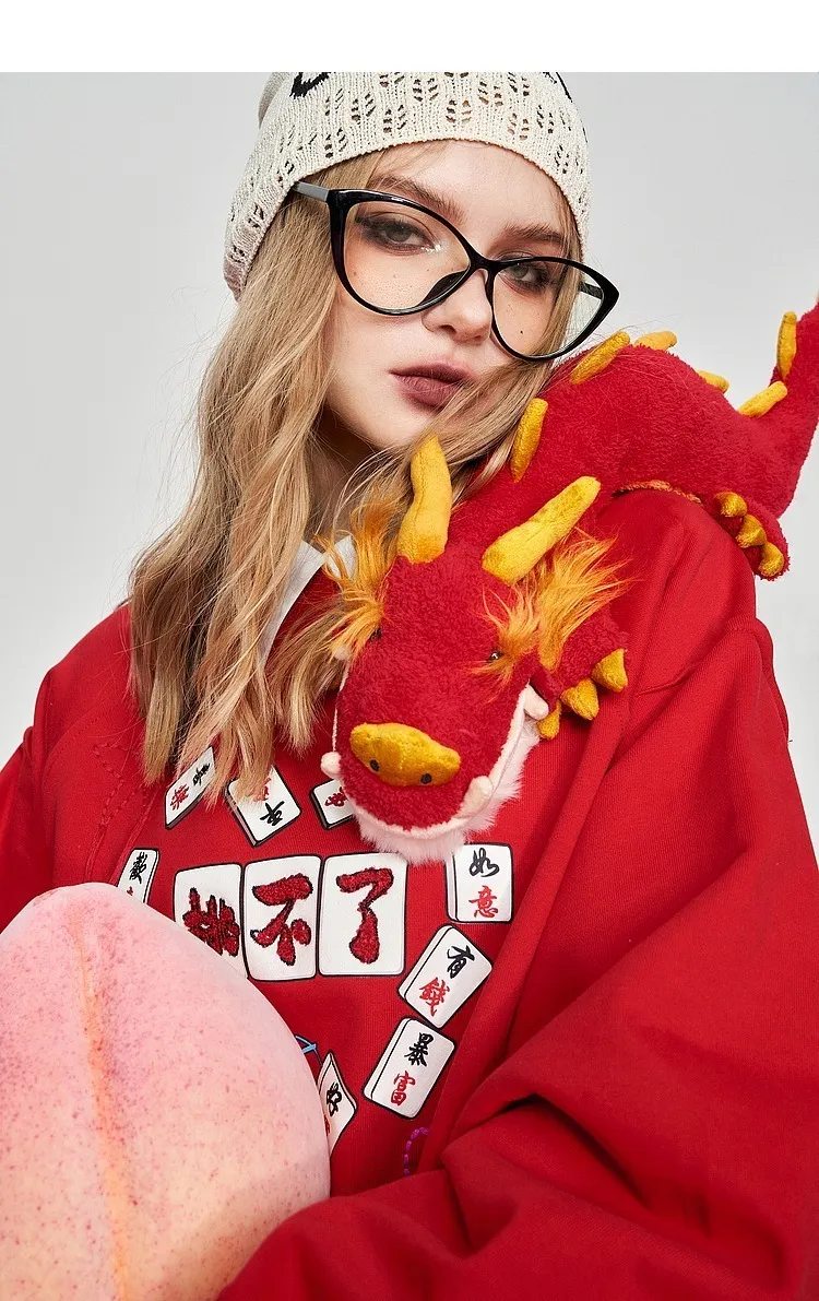 ELF SACK  |Street Style Long Sleeves Cotton Hoodies & Sweatshirts