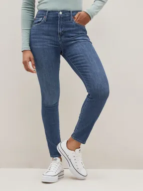 Gap Mid Indigo Blue High Waisted Stretch Skinny Jeans