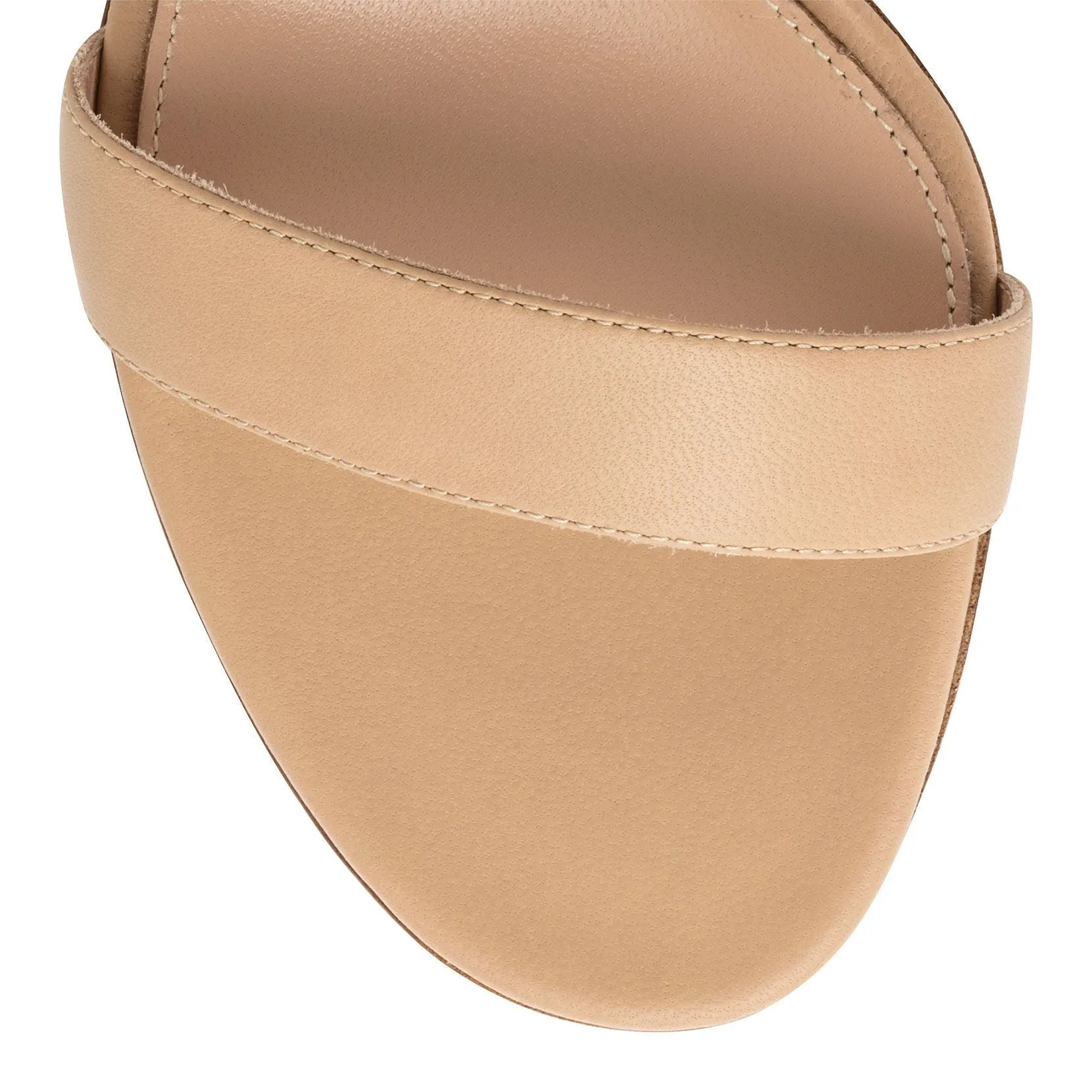 Gianvito Rossi Portofino 85 nude nappa sandals