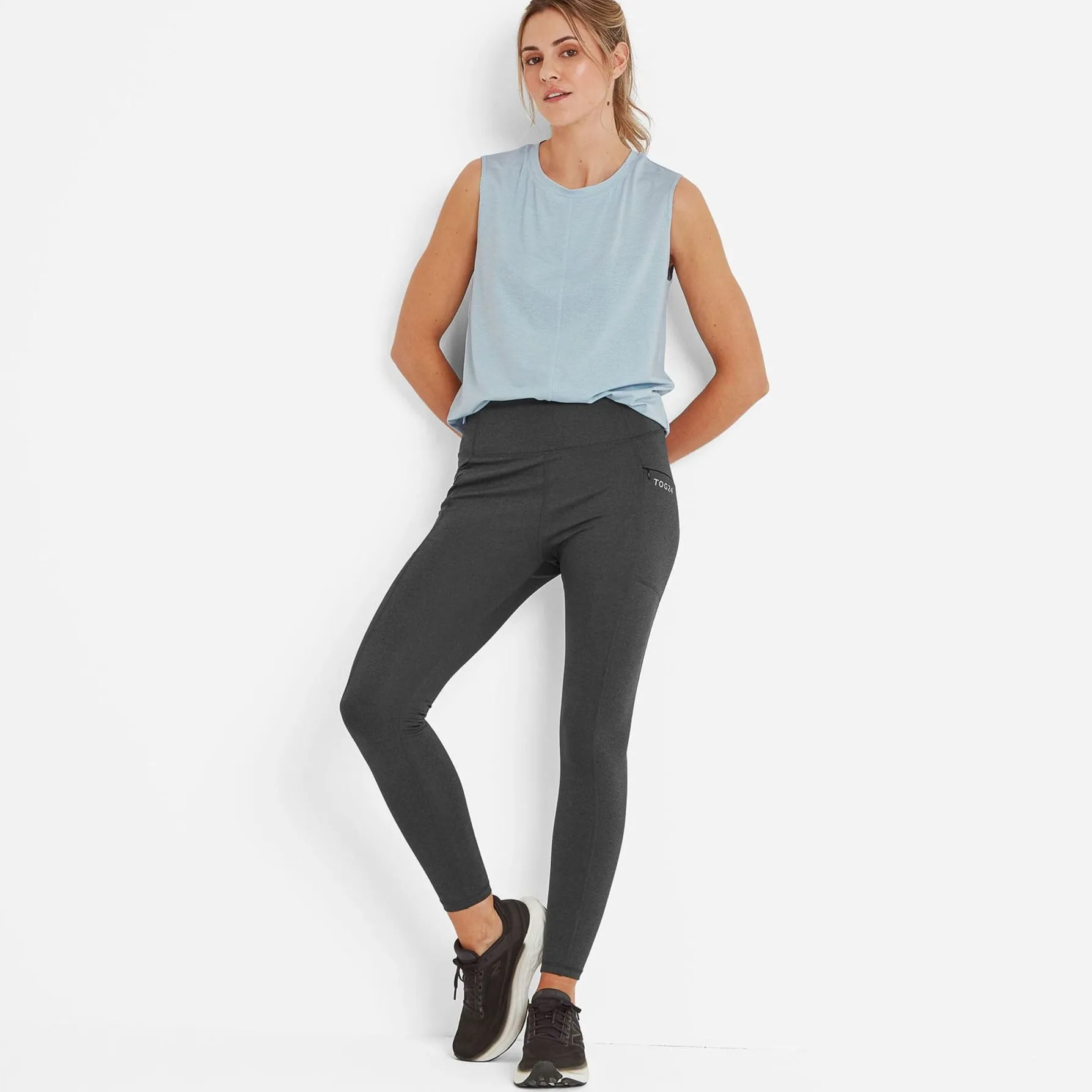 Haller Womens Leggings - Dark Grey Marl
