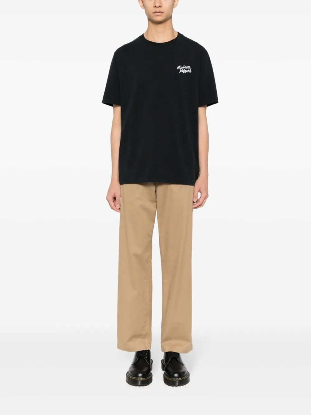 Handwriting-logo cotton T-shirt