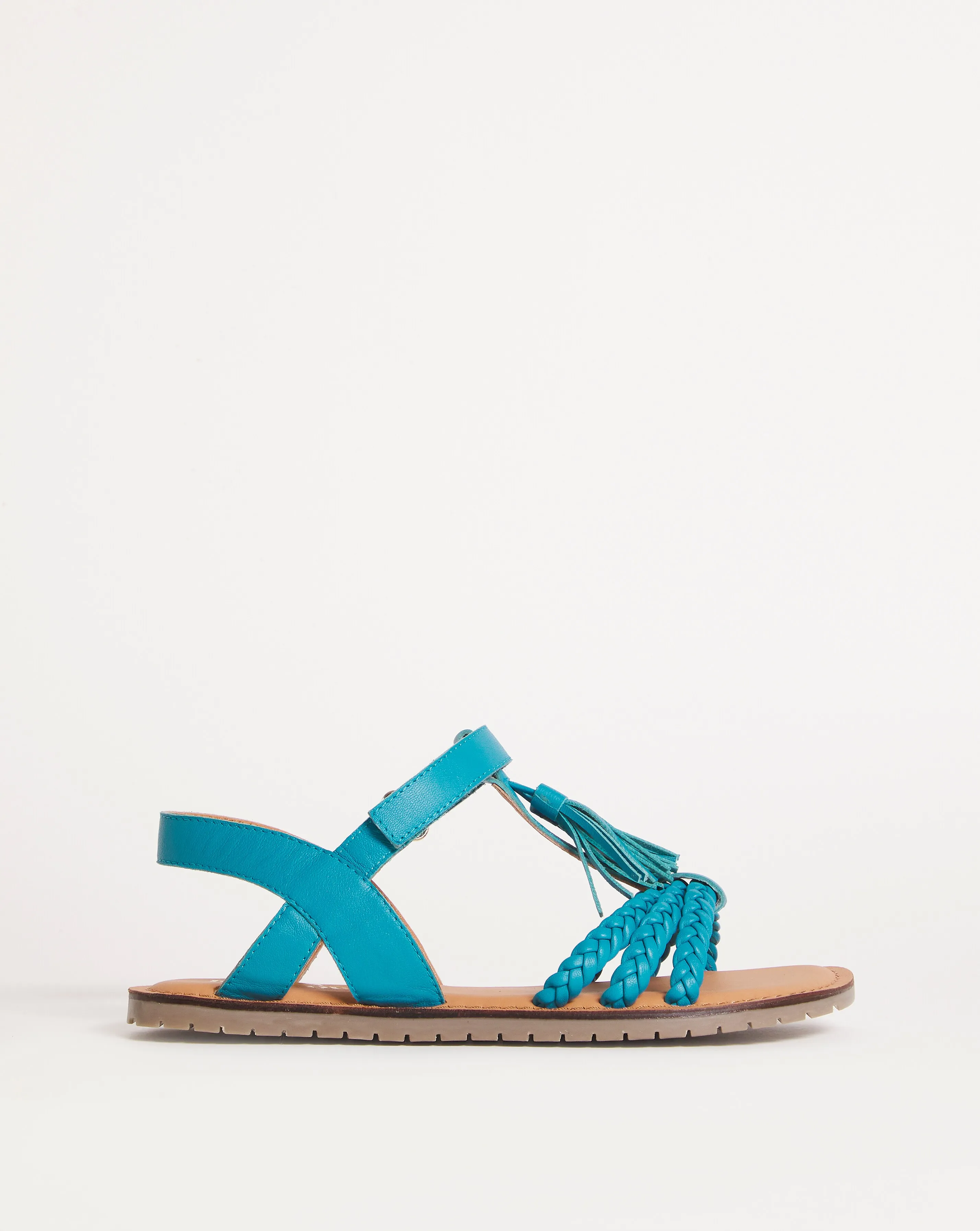 Joe Browns Tassel Leather Sandals E Fit | Simply Be
