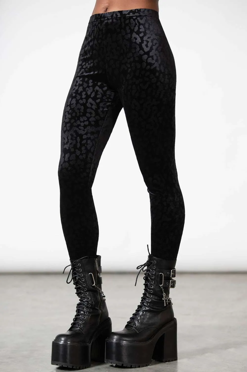 Killstar - Caturday Leggings Black | Dark Ages
