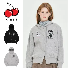 KIRSH  |Unisex Street Style Long Sleeves Logo Hoodies & Sweatshirts