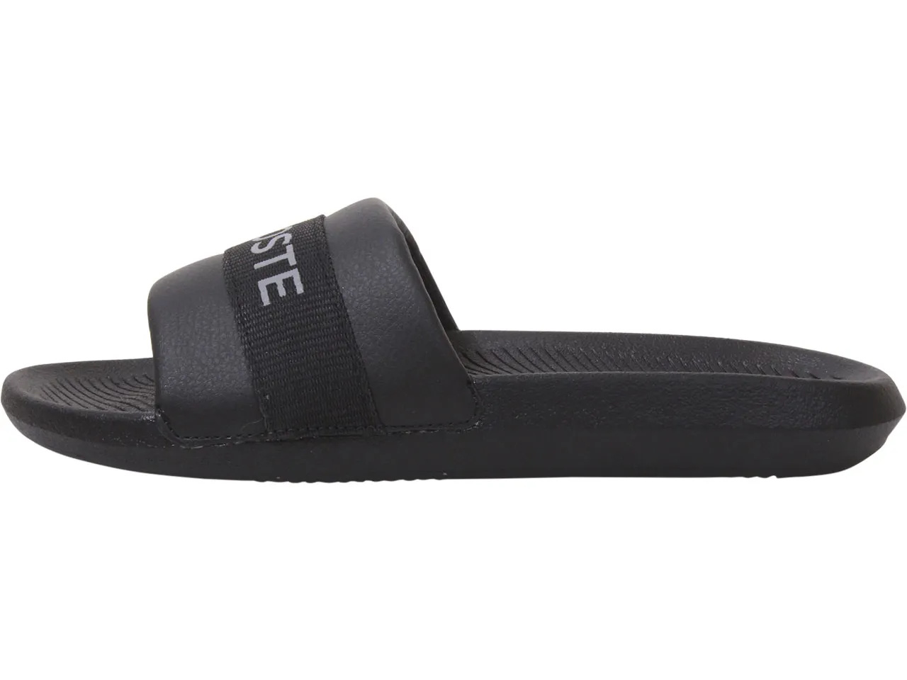 Lacoste Men's Croco Slides Sandals Water Resistant Navy/White Sz: 11