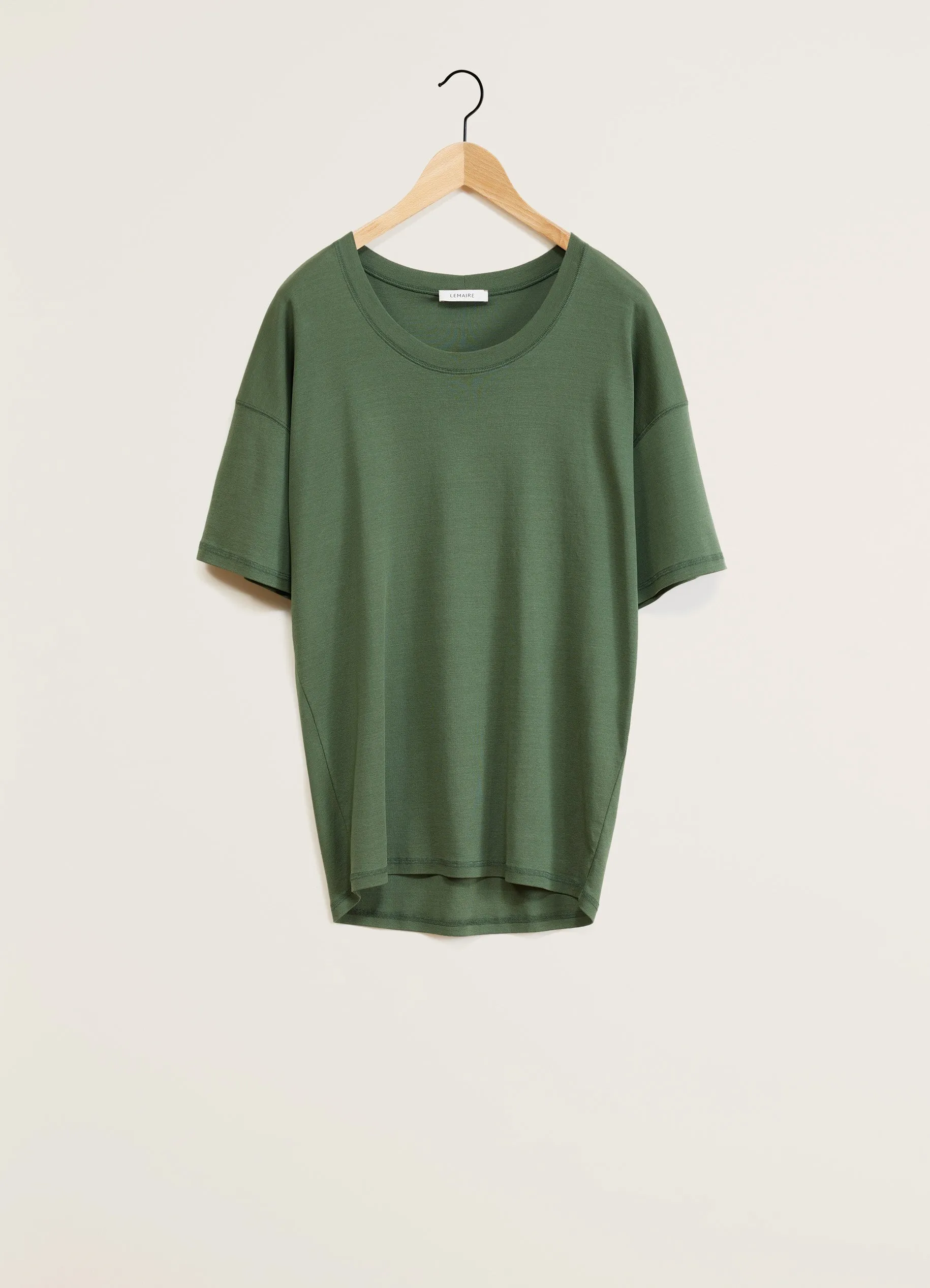 Lemaire Rib T-Shirt (Smokey Green)