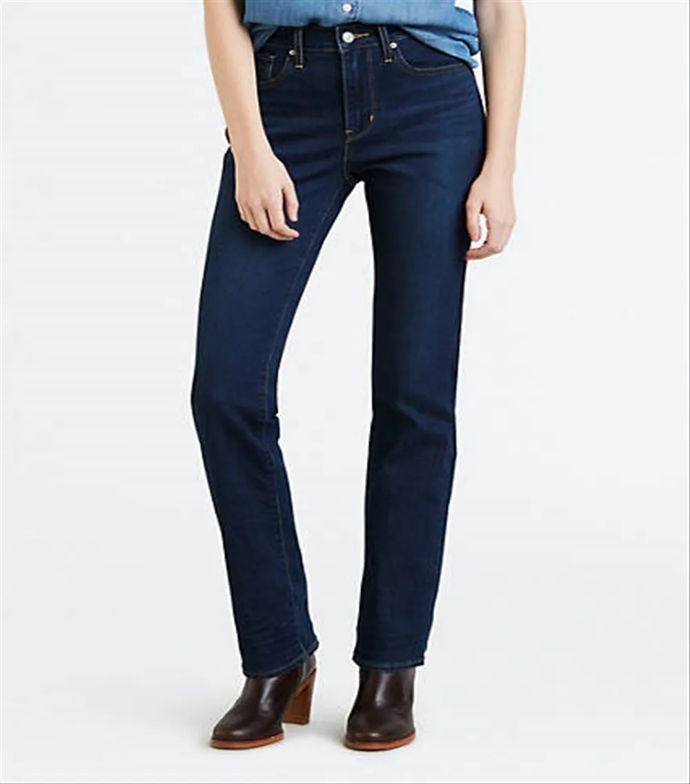 Levi's Women's High Rise Straight Jeans Blue Size 25X28