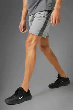 Man Active Graphic Panel Shorts | boohooMAN UK