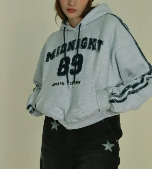 MIDNIGHT MOVE  |Long Sleeves Logo Hoodies & Sweatshirts