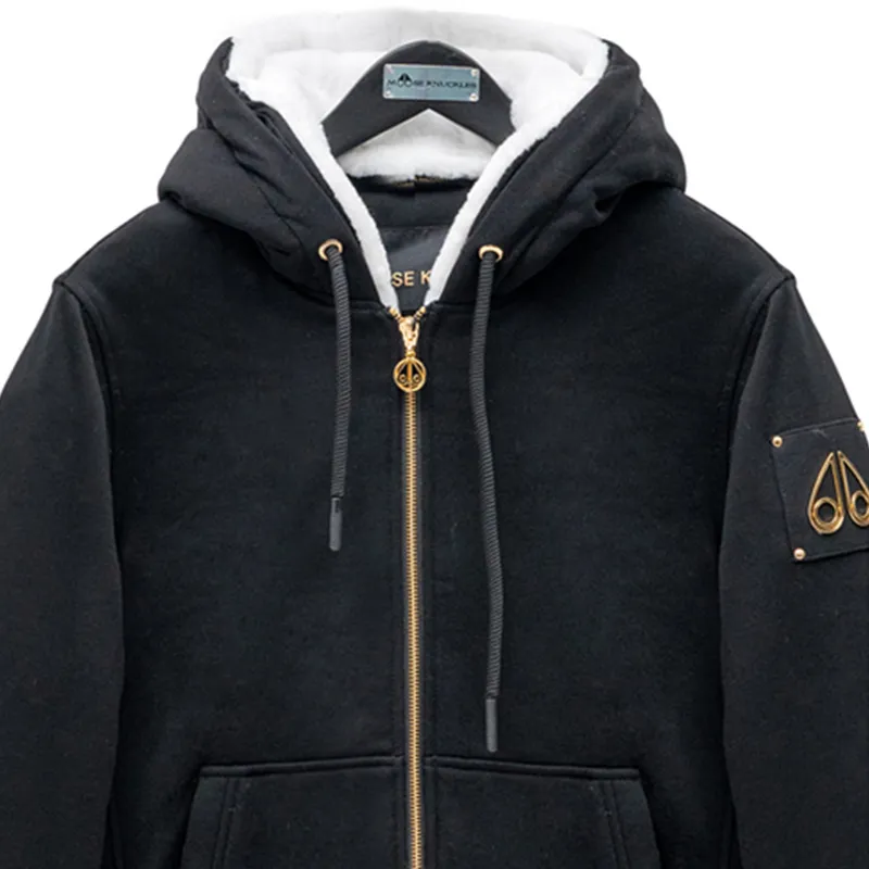 MOOSE KNUCKLES  |Street Style Long Sleeves Logo Hoodies & Sweatshirts