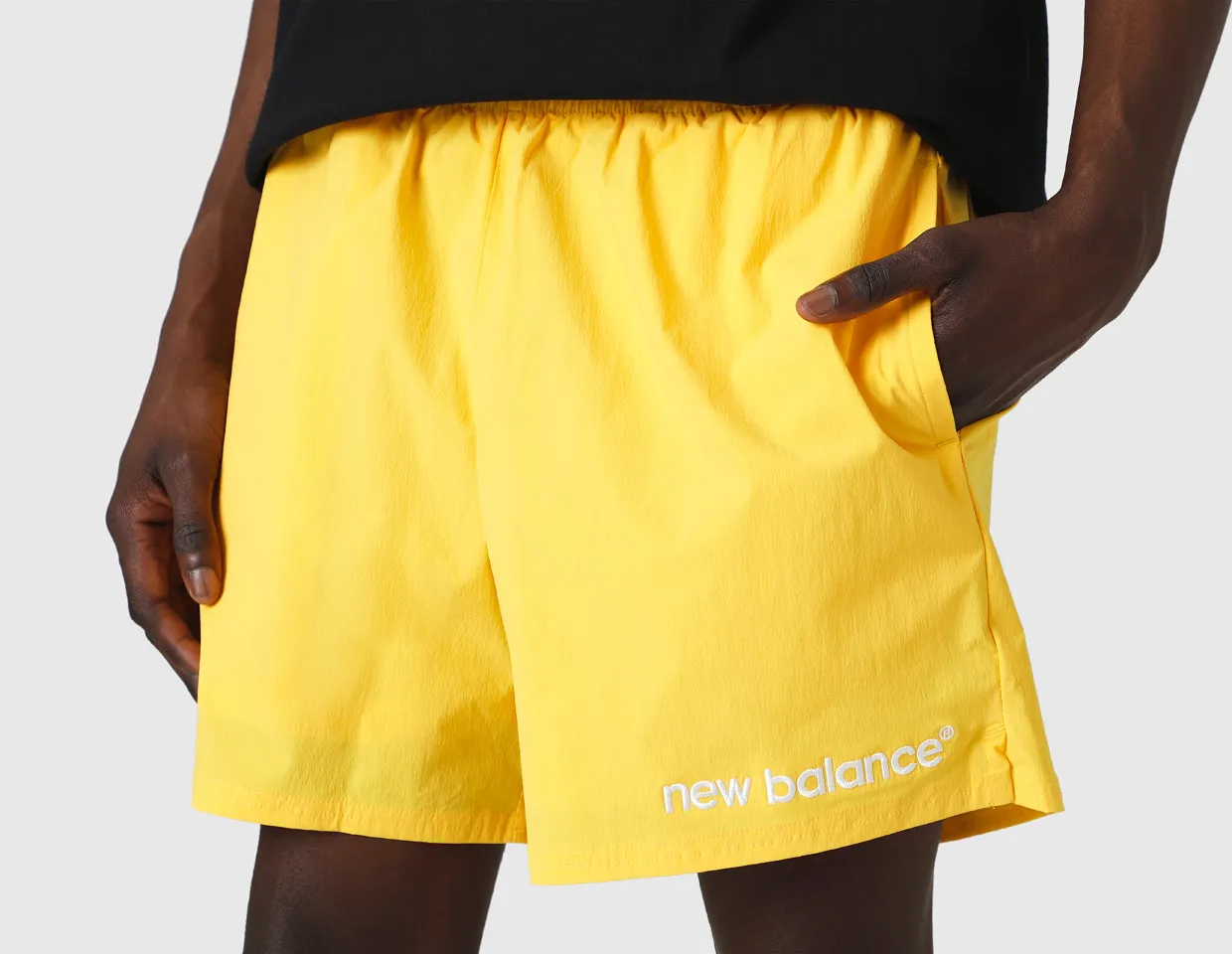 New Balance Archive Stretch Woven Shorts / True Yellow