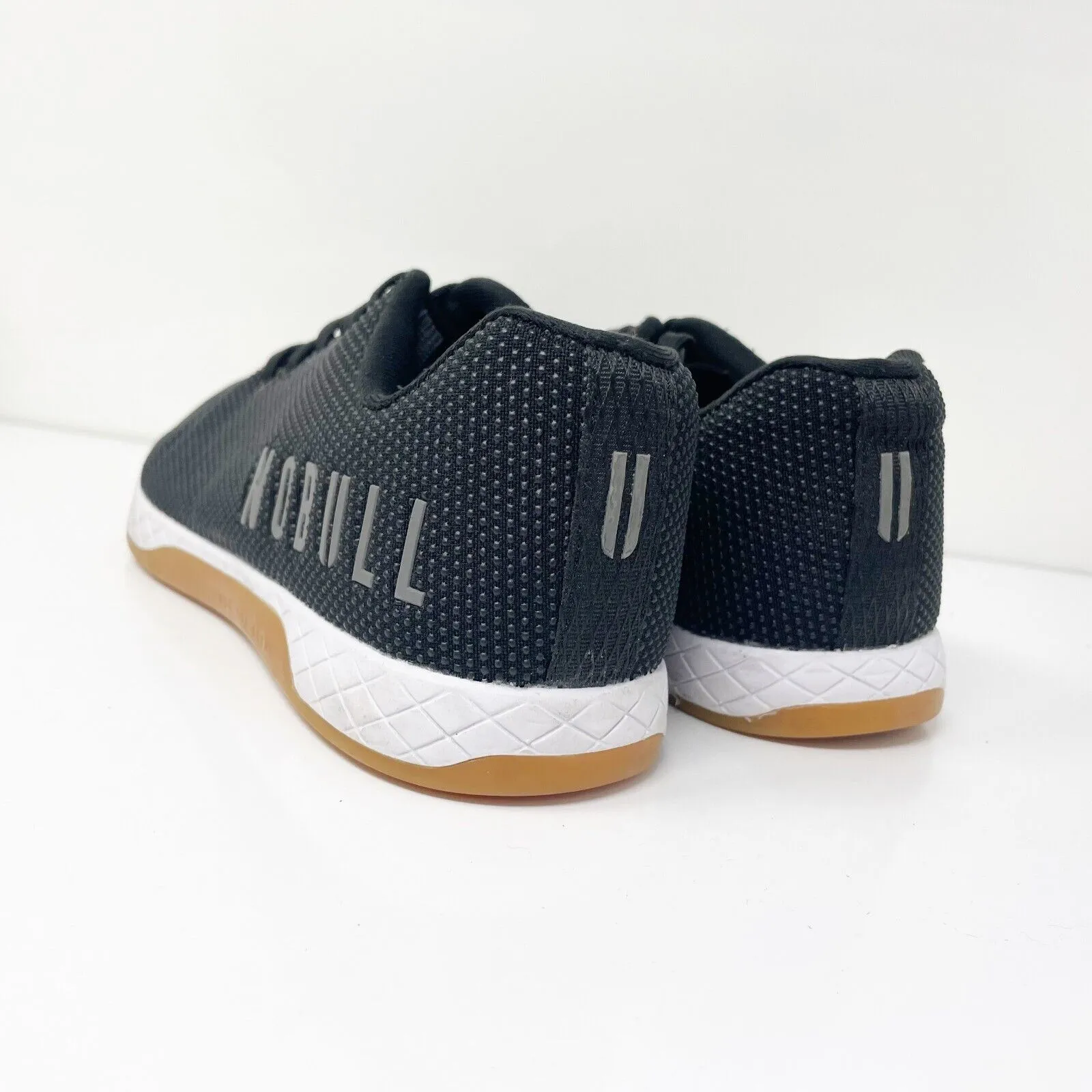 Nobull Unisex Gum Trainer Black Running Shoes Sneakers Size M 7.5 W 9