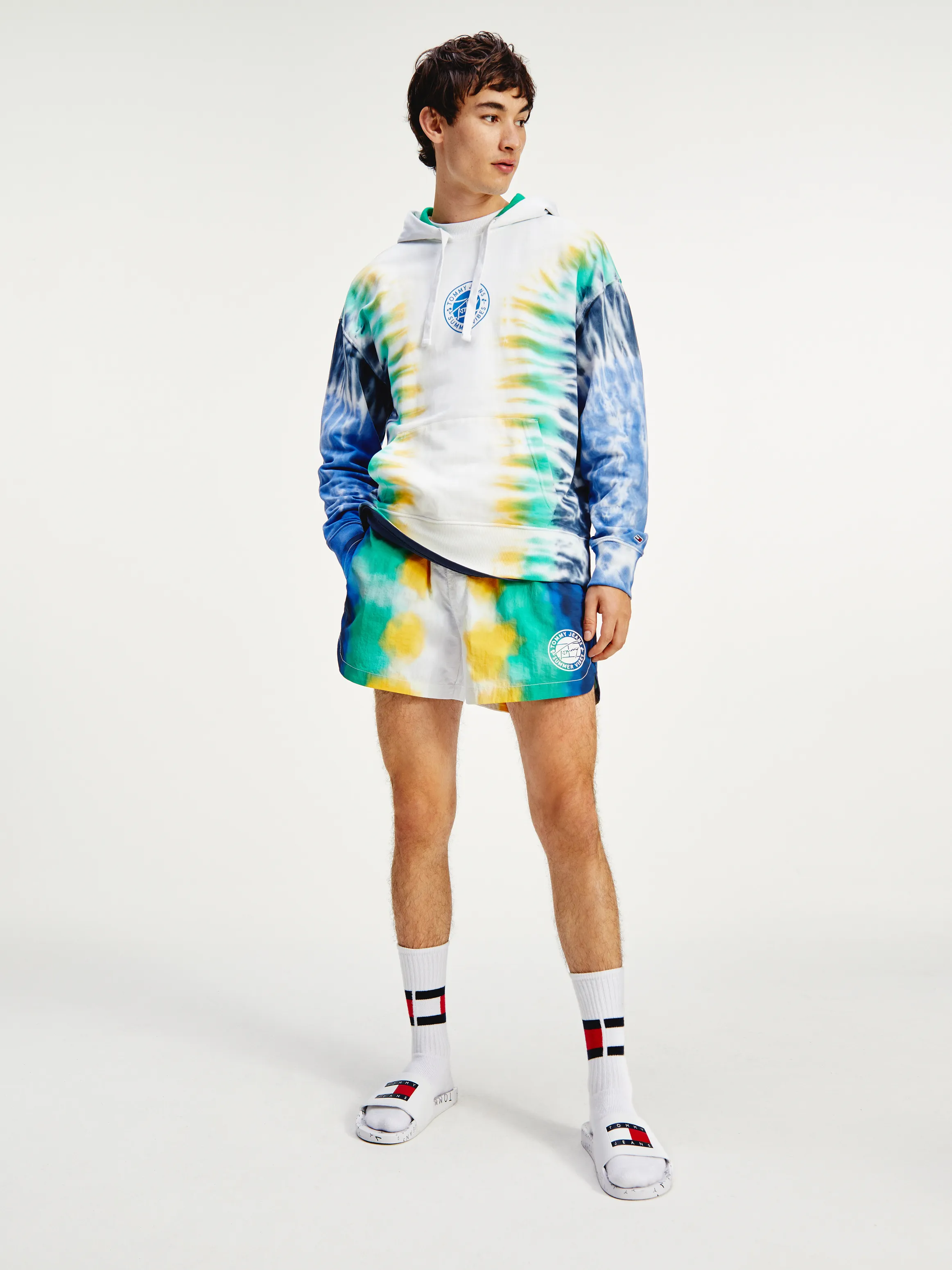 Organic Cotton Tie-Dye Hoodie | Hoodies | Tommy Hilfiger