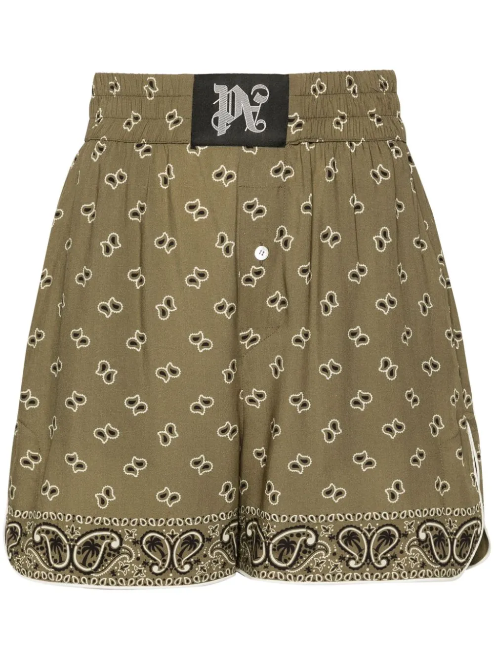 Palm Angels    Palm Angels Paisley Print Shorts