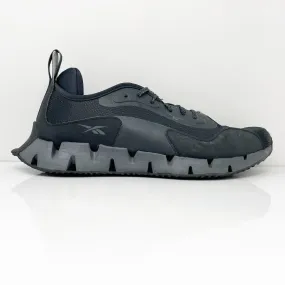 Reebok Mens Zig Dynamica FY7062 Black Running Shoes Sneakers Size 10
