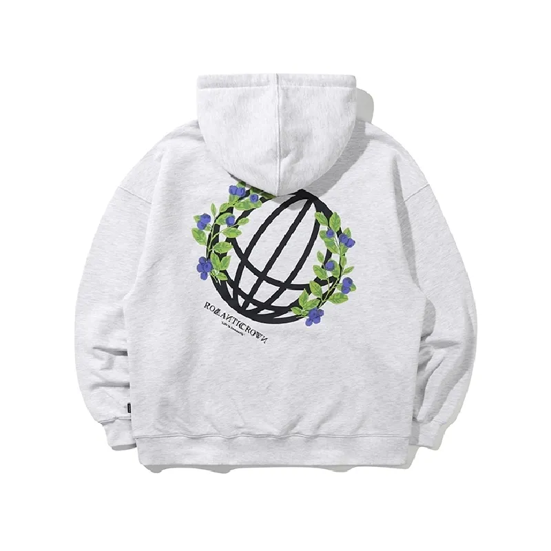 ROMANTIC CROWN  |Unisex Street Style Long Sleeves Logo Hoodies