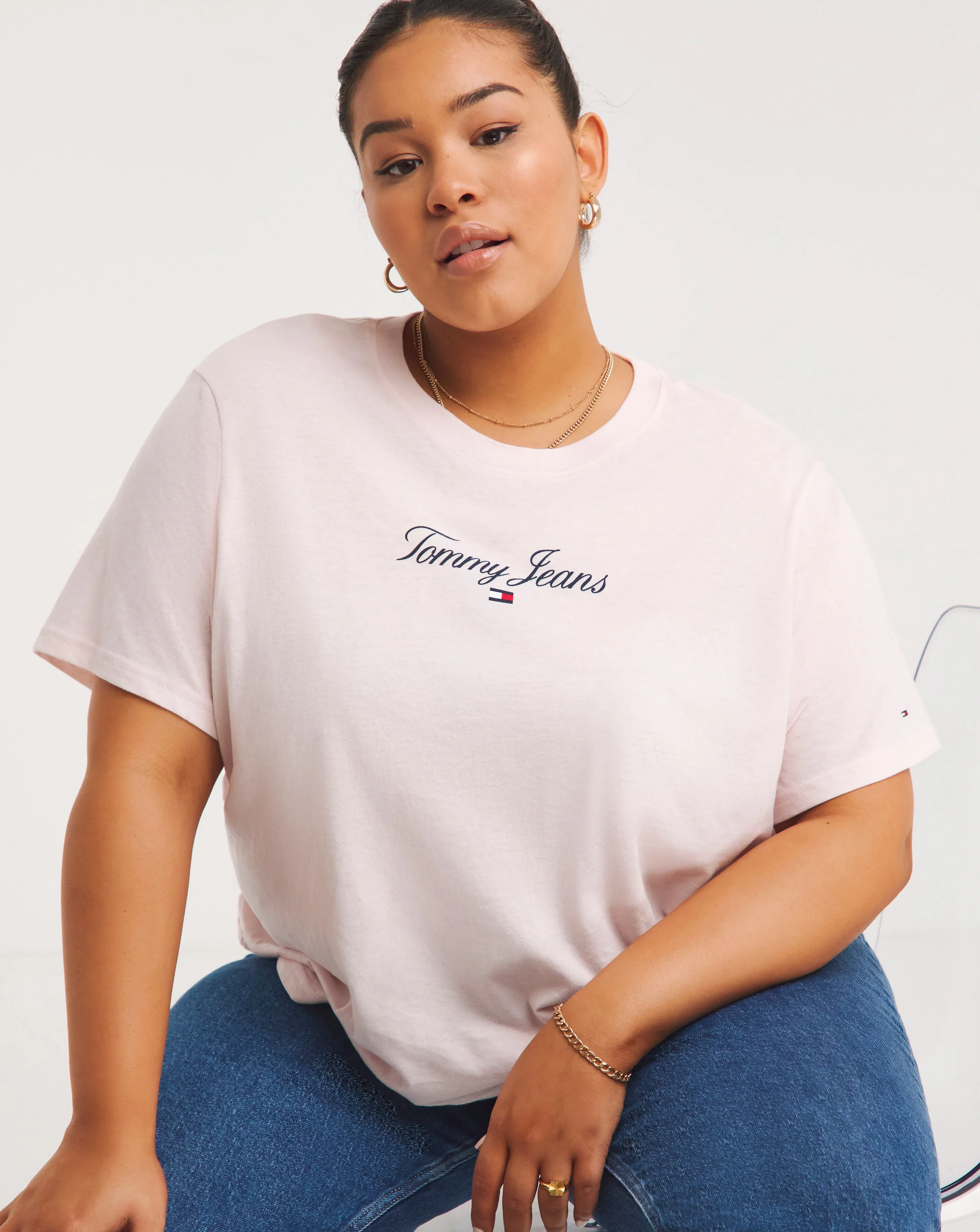 Tommy Jeans Regular Essential logo T-Shirt | Simply Be