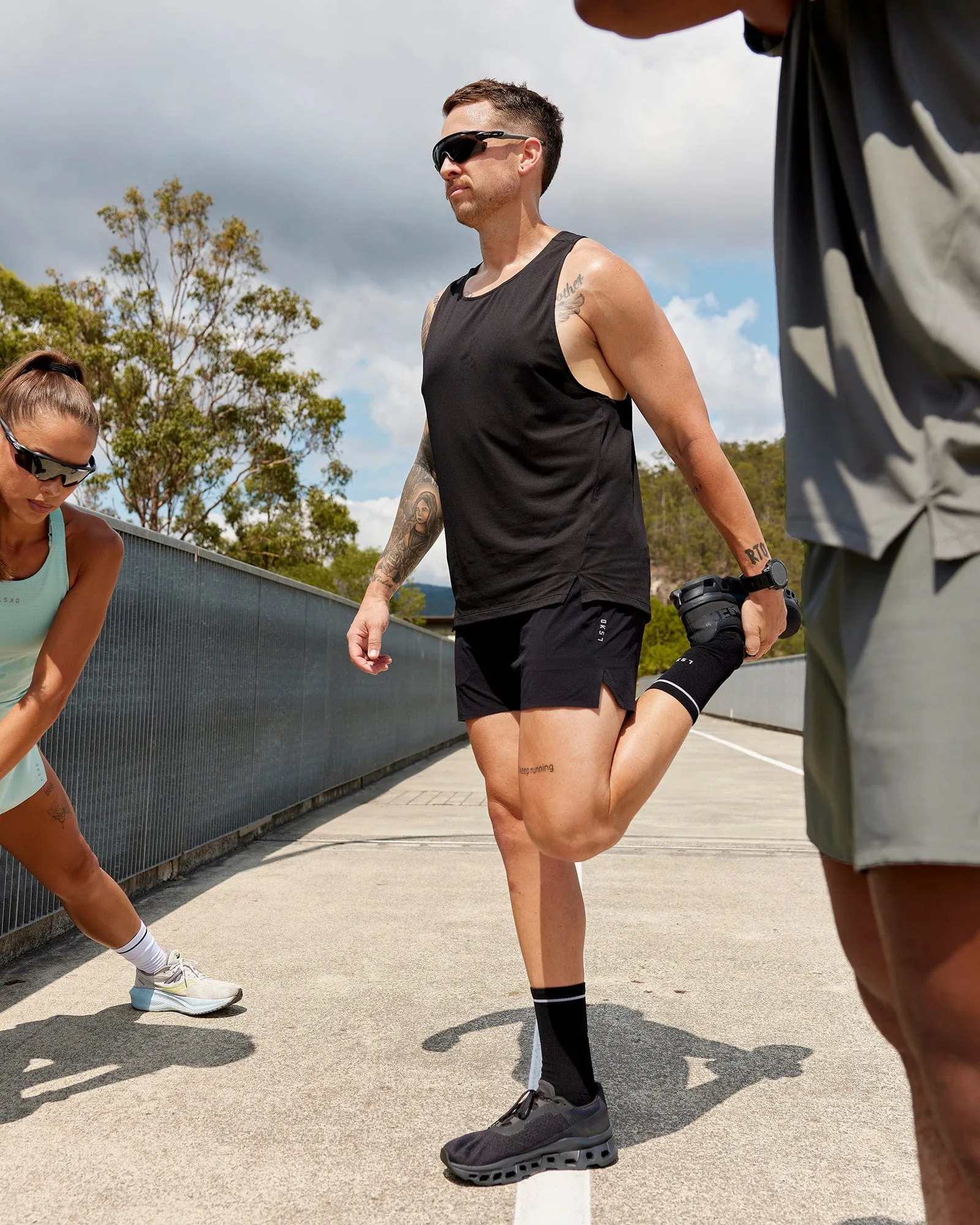 UltraAir 5 Lined Performance Shorts - Black-Reflective