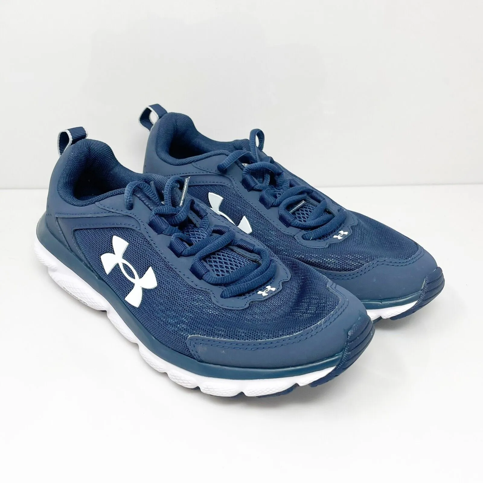Under Armour Mens Charged Assert 9 3024590-400 Blue Running Shoes Sneakers 7.5