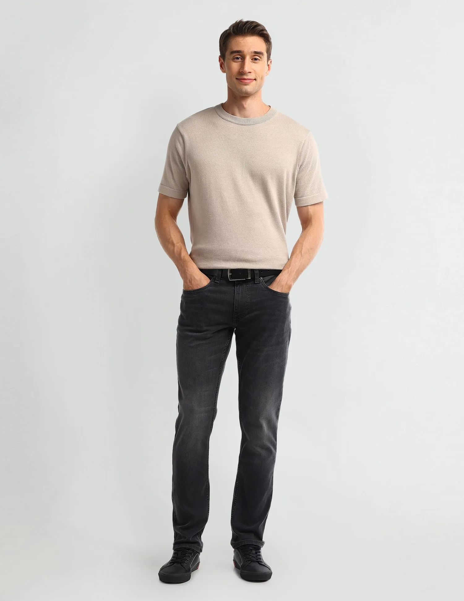 U.S. Polo Assn. Denim Co. Brandon Slim Fit Grey Jeans
