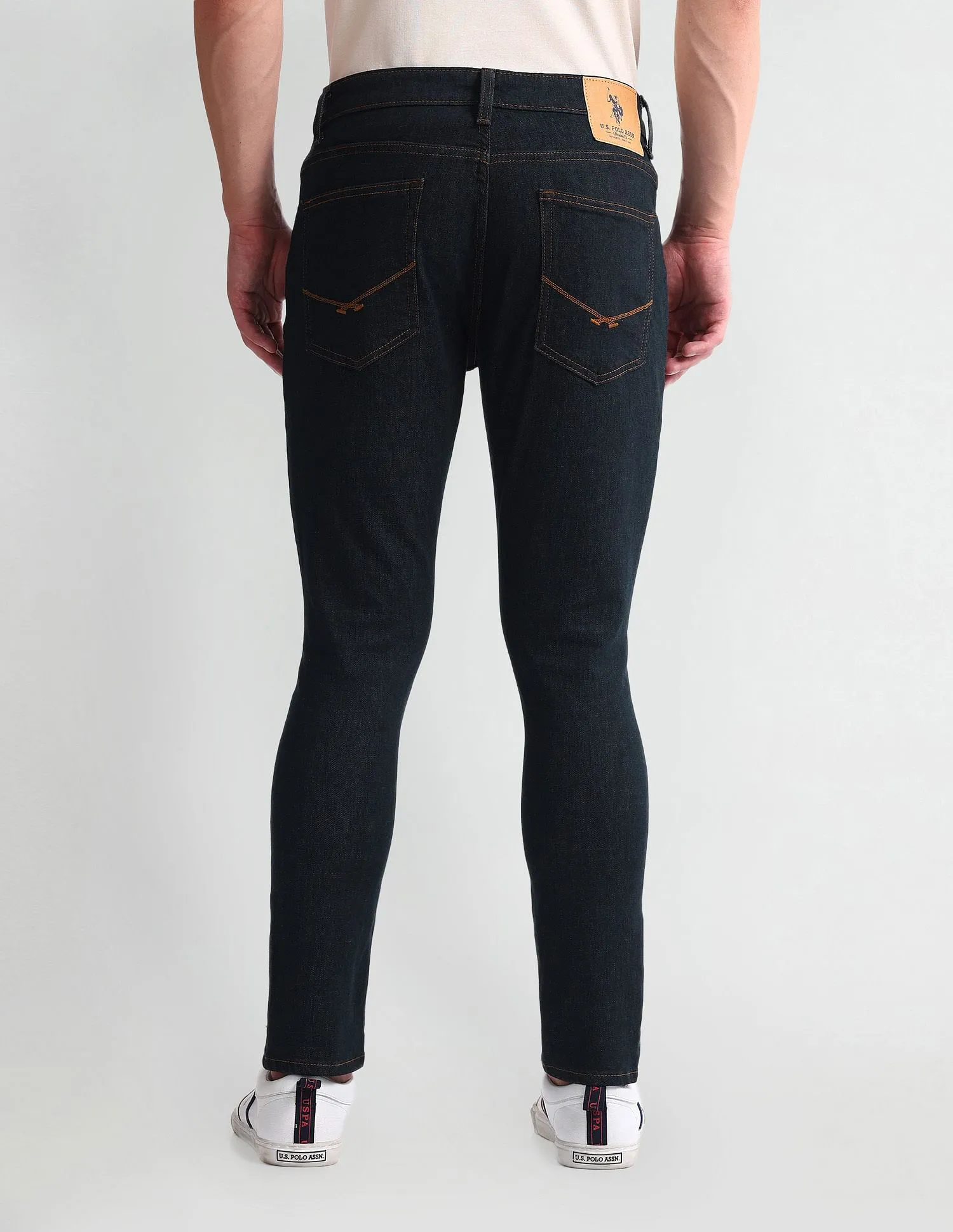 U.S. Polo Assn. Denim Co. Henry Cropped Fit Blue Jeans